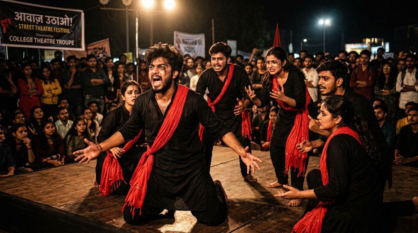 Actkrit Drama and Street Play Artwork