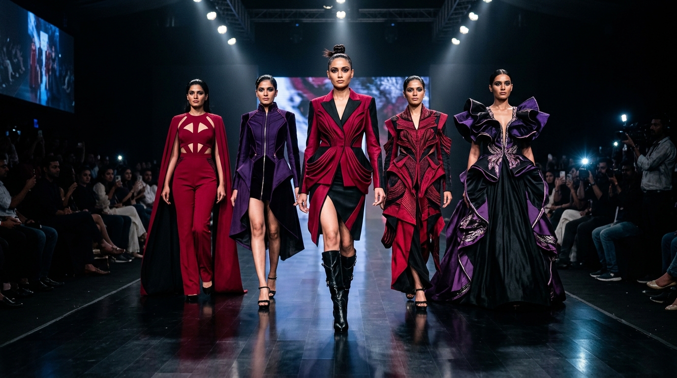 Aura Fashion Runway Artwork