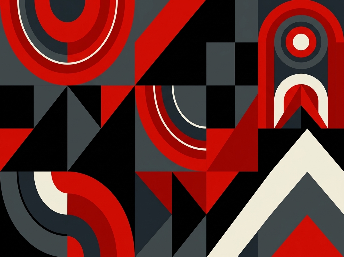 Deco Geometric Artwork
